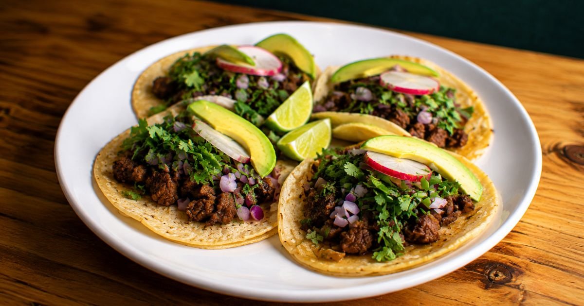 Tacos at Los Patrones Mexican Grill