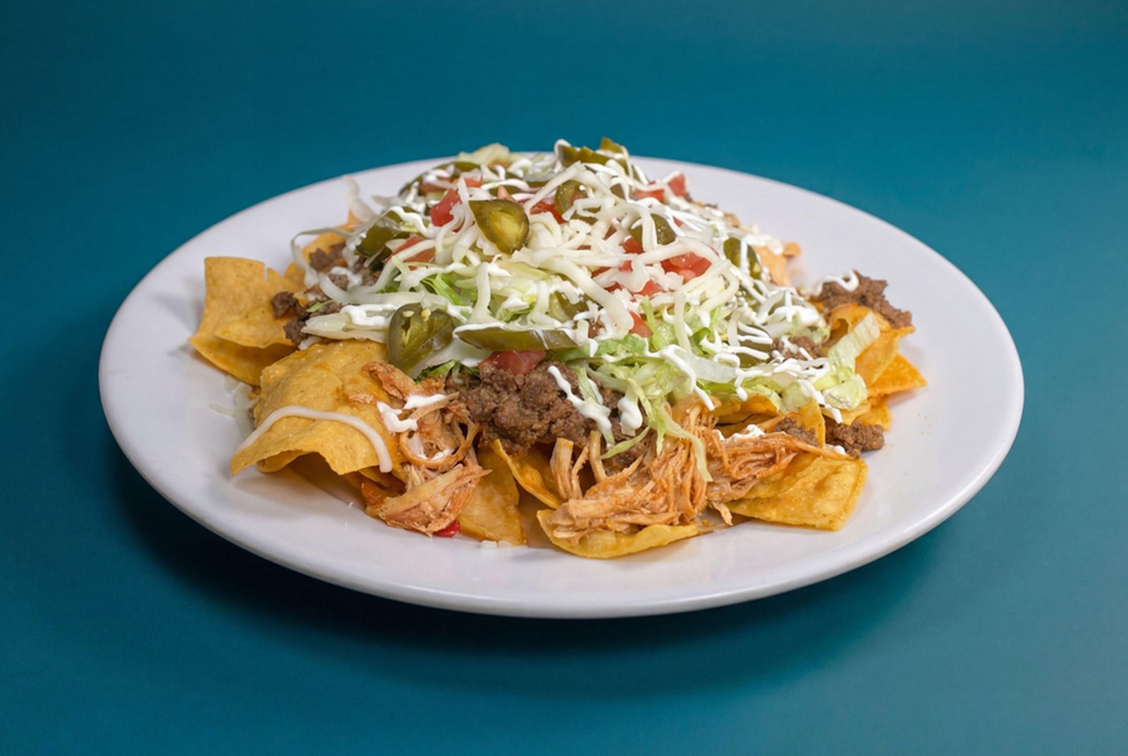 Nachos Supreme at Los Patrones Mexican Grill